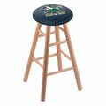 Holland Bar Stool Co Oak Bar Stool, Natural Finish, Notre Dame Leprechaun Seat RC30OSNat